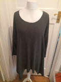 Yours 18 Dark Green Waterfall Pullover Jumper
