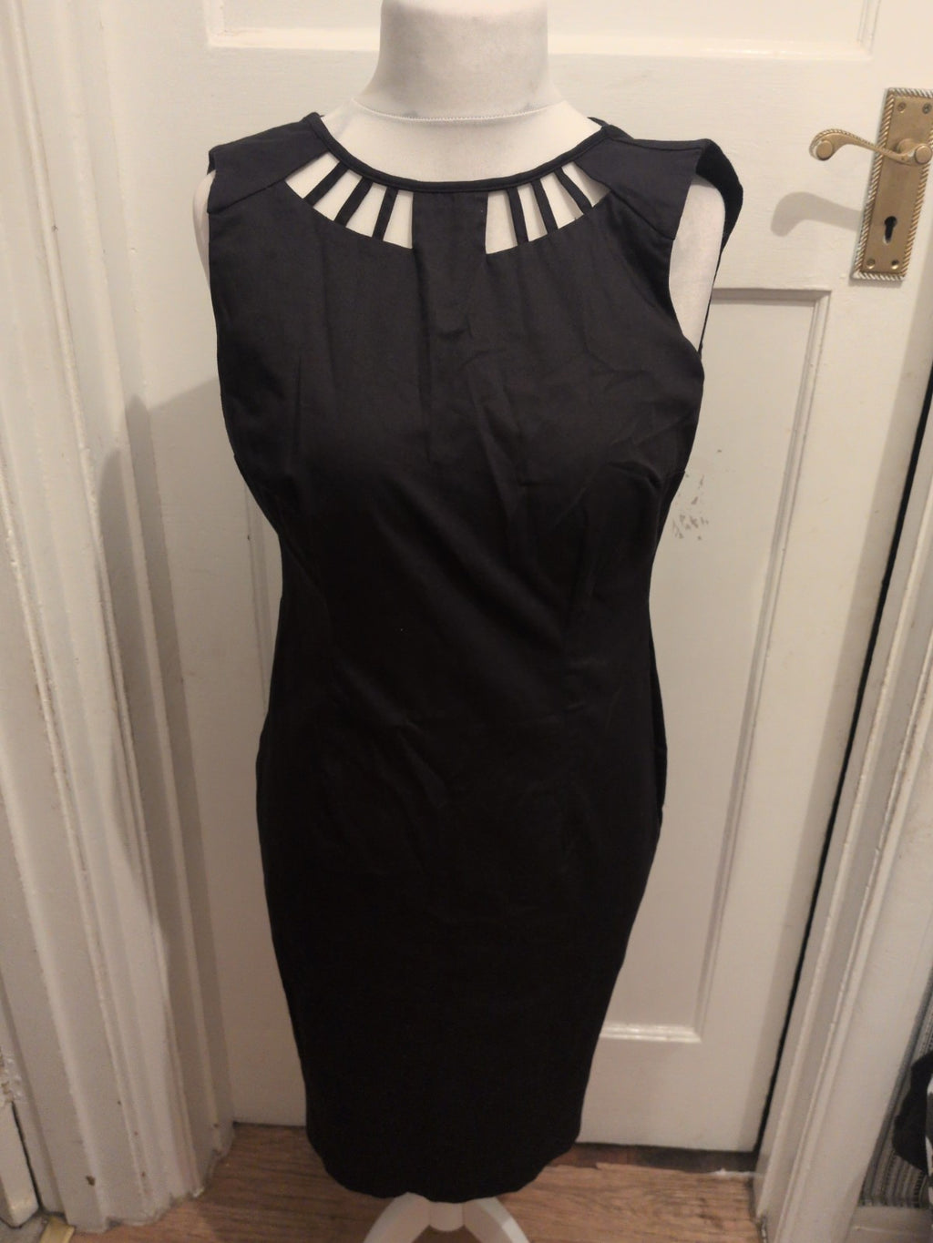 Ladies George Size 12 Black Sleeveless Long Length Dress