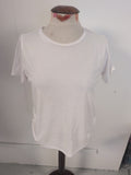 Marks And Spencer  12 Plain White Short Sleeve T-shirt