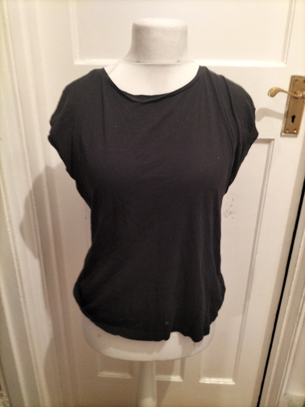 Dorothy Perkins 14 Black Short Sleeve T-shirt
