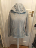 Ladies Crew Clothing Size Large Grey Pullover Hoodie