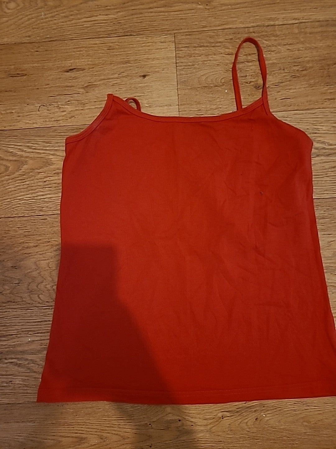 Ladies Papaya Size 14 Red Sleeveless Cami Top