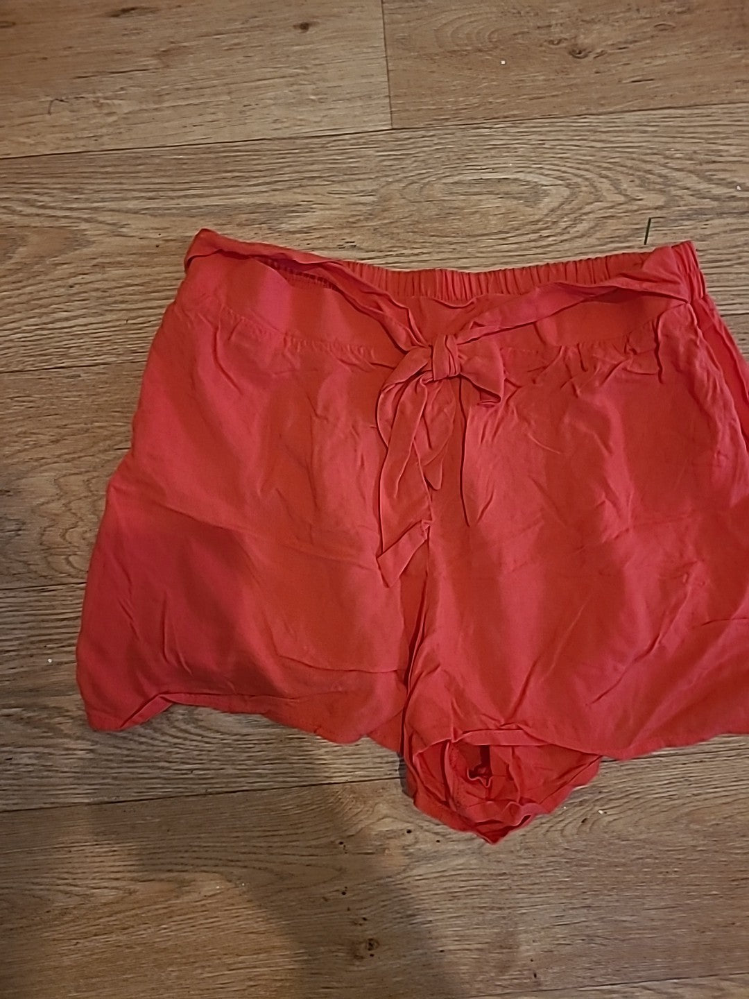 Ladies Primark Size 12 Coral Elasticated Shorts