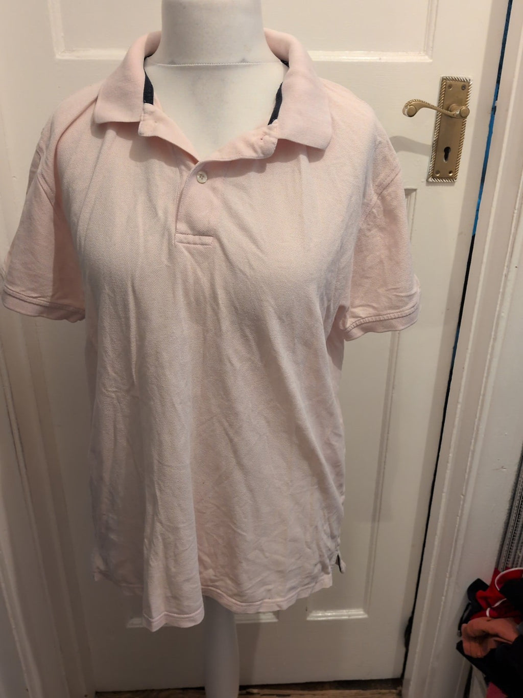 Gap Large Pale Pink Short Sleeve Polo
