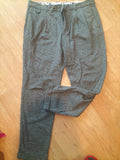 Mens Zara Size 36 Patterned Trousers