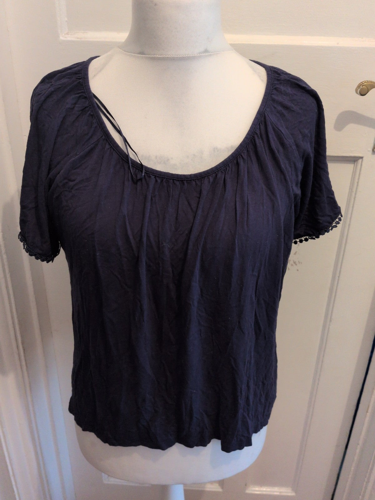 George 16 Navy Short Sleeve Top