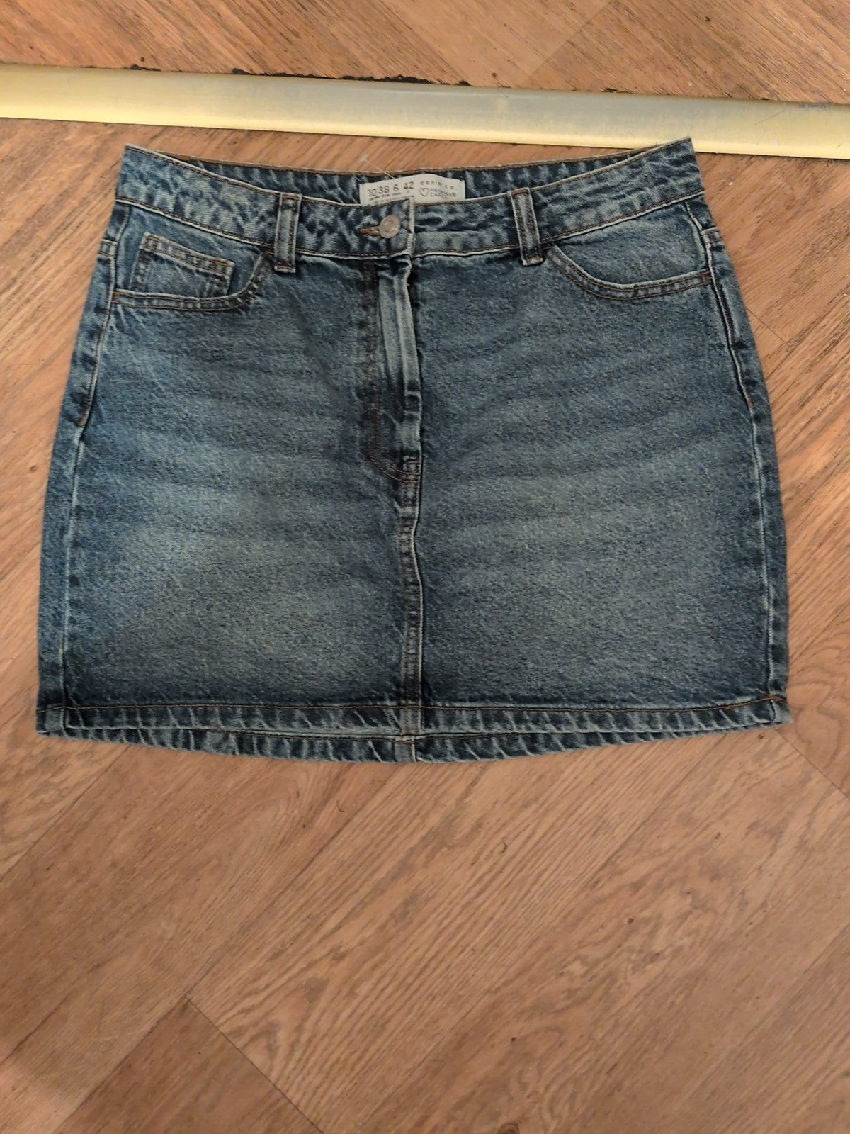 Denim+Co 10 Above Knee Length Skirt