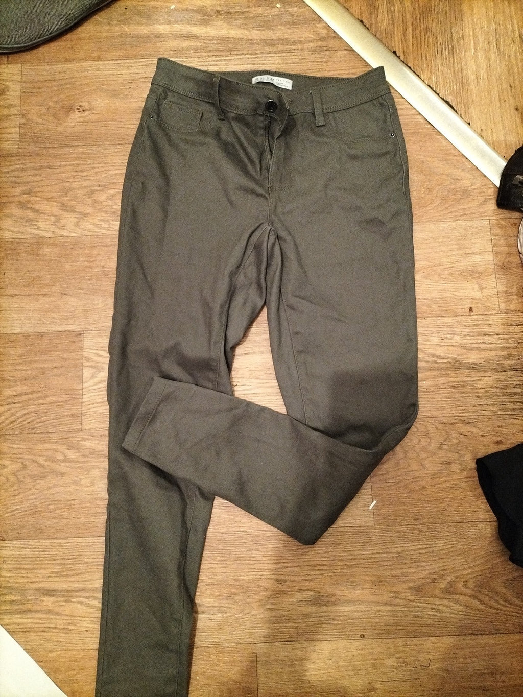 Ladies Denim+Co Size 10 Green Jeans