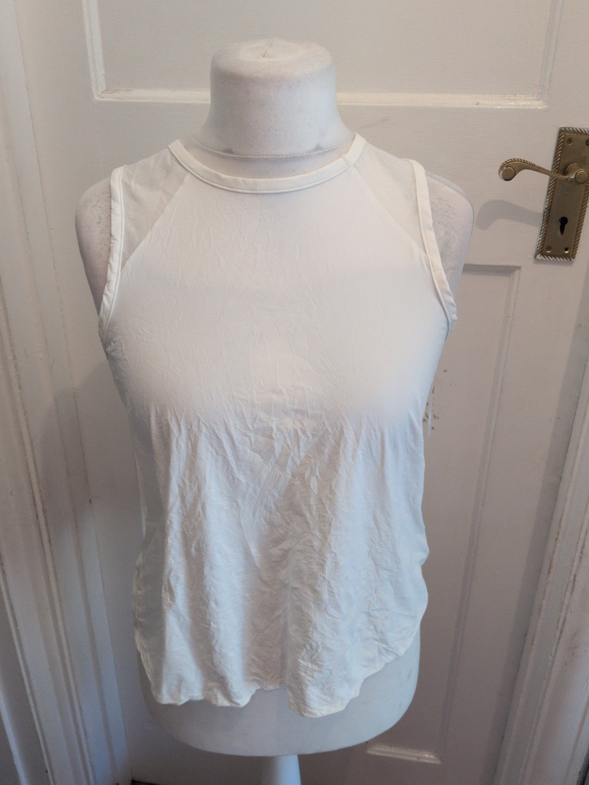 F&F Active Small Sleeveless White Vest Tank T-shirt