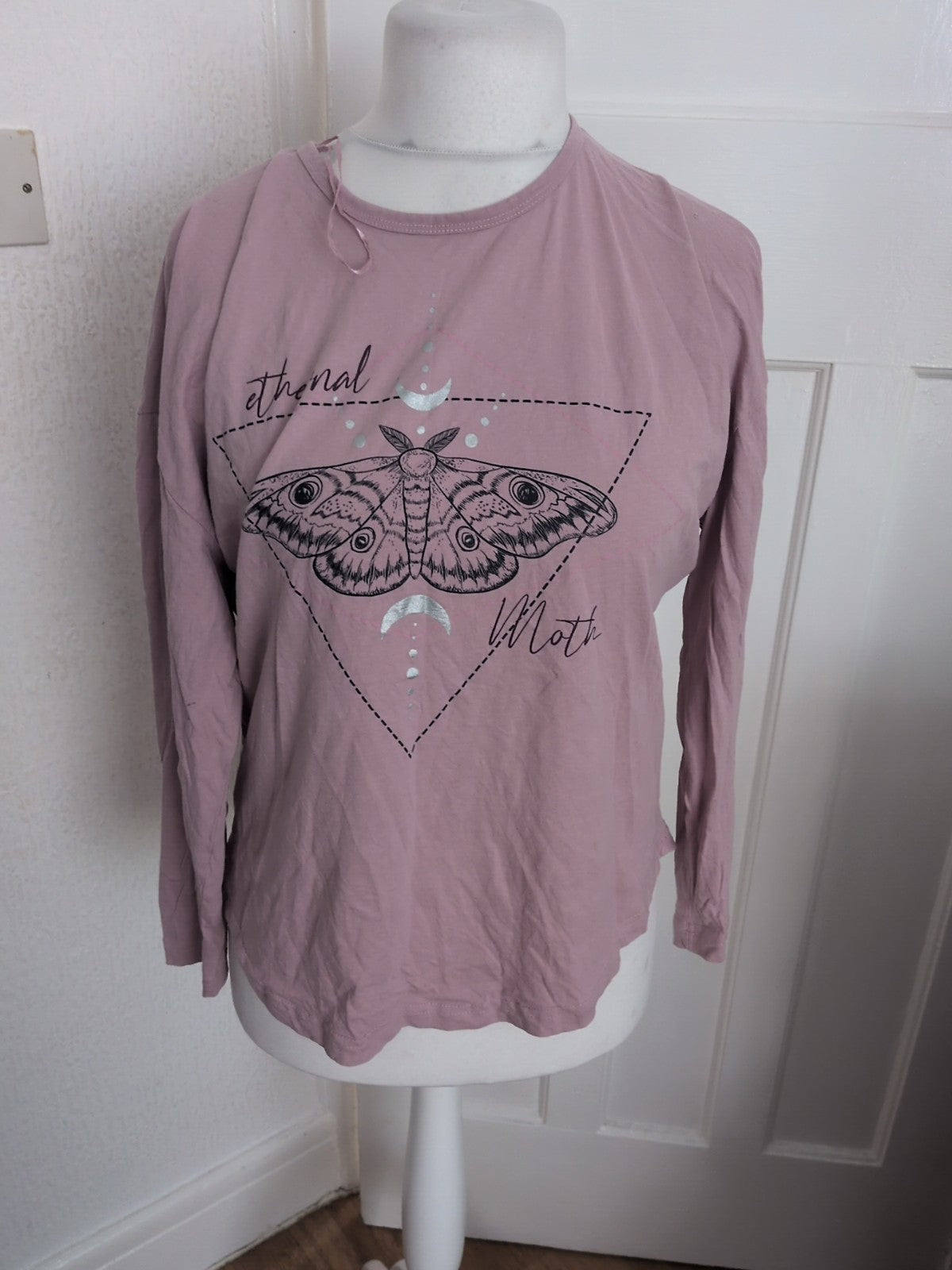 Beloved Large Purple Butterfly Long Sleeve Pyjama Top