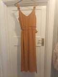 Brand New Ladies Size 4 Tobacco Coloured Sleeveless Dress