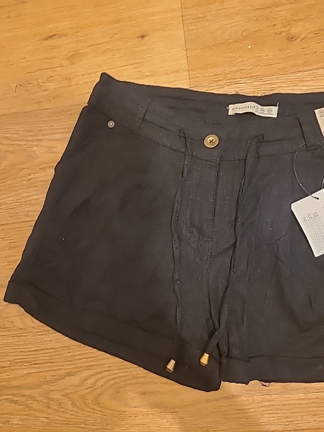 Brand New Ladies Primark Size 8 Black Shorts