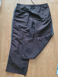 Mens George Size Large Black Elasticated Track Pants