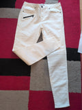 Ladies Zara Basic Denim Size 10 White Jeans