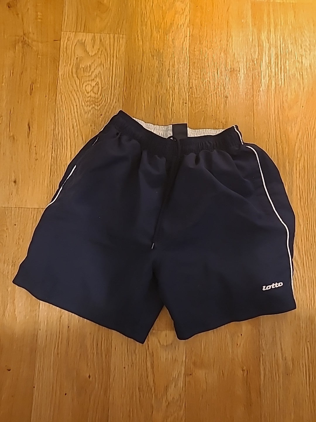 Boys Lotto Size Large Boy Navy Elasticated Swim Shorts