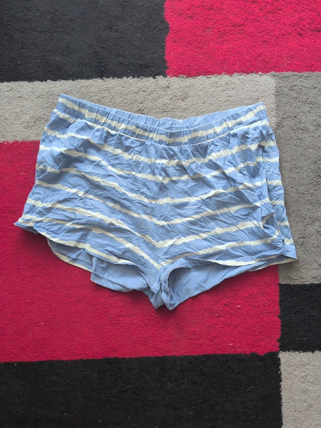 John Lewis 12 Blue Striped Hot Pants