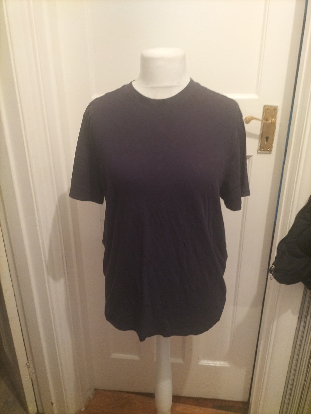 Mens Medium Primark Reg Fit Short Sleeved Tshirt Dark Navy