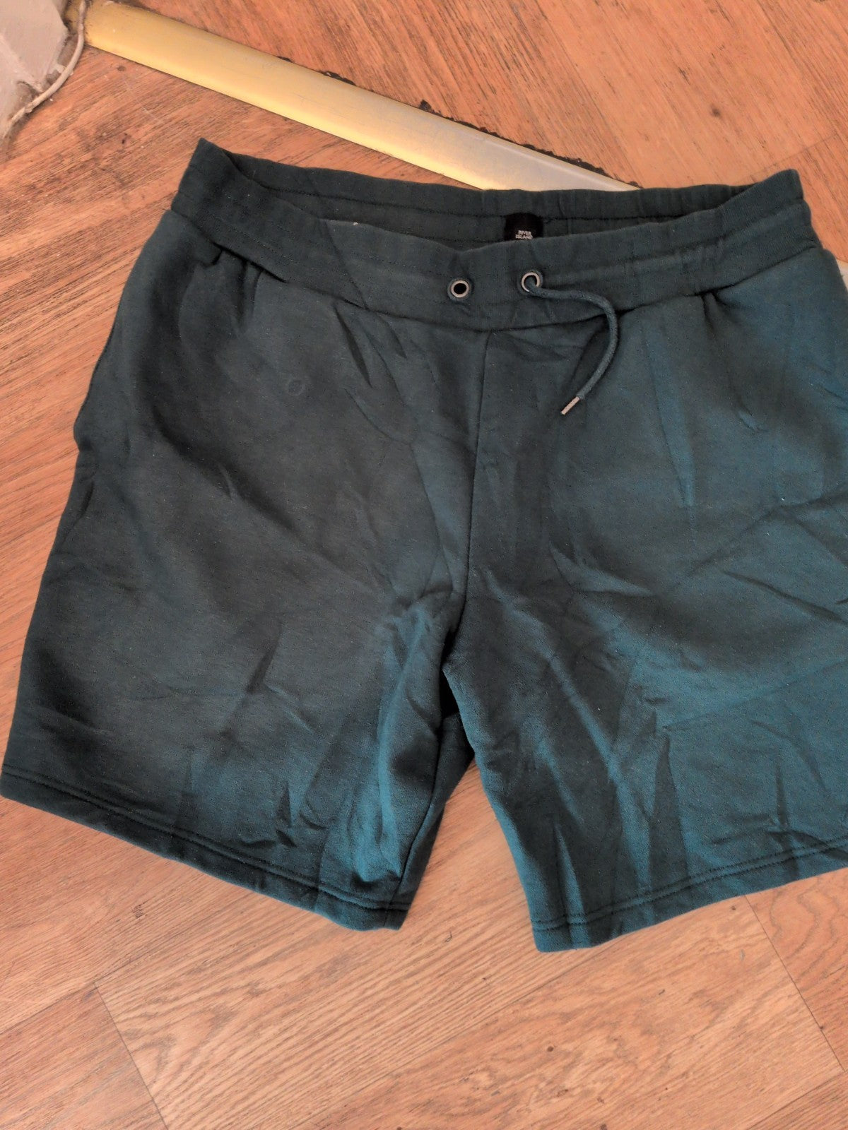 River Island Large Green Elasticated Sweat Shorts(Drawstring Needs Pulling...