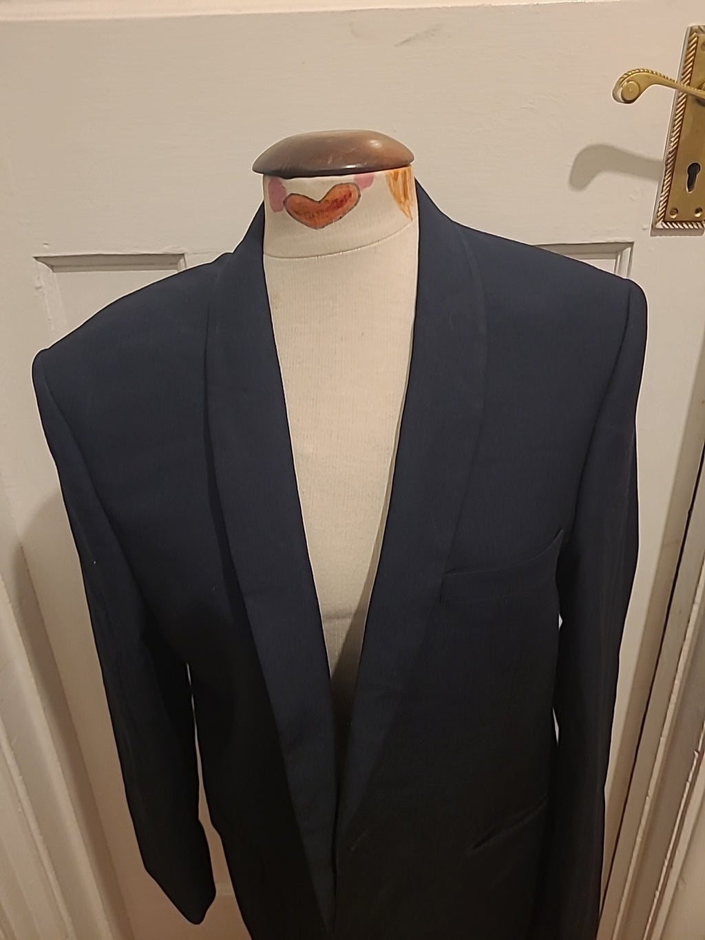 Mens Red Herring Size XL Navy Lined Padded Blazer