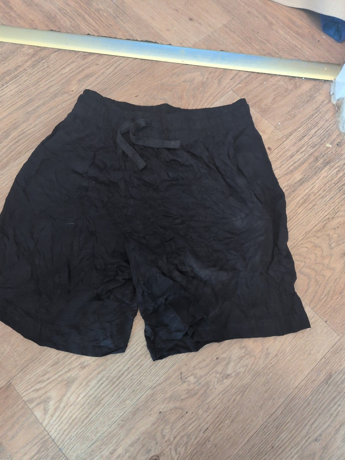Ladies George Size XS Black Elasticted Shorts