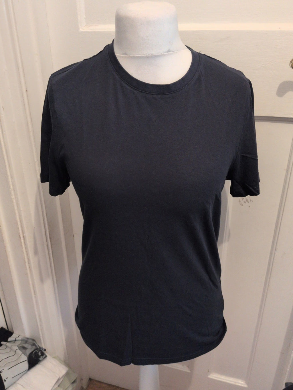 TU Man Small Reg Fit Navy Short Sleeve T-shirt Plain