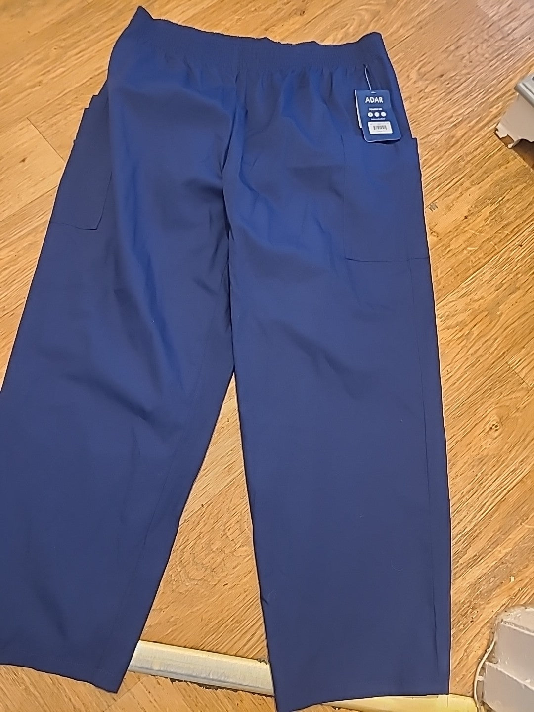 Mens Adar Sise 3XL Navy Classic Fit Trousers Elasticated