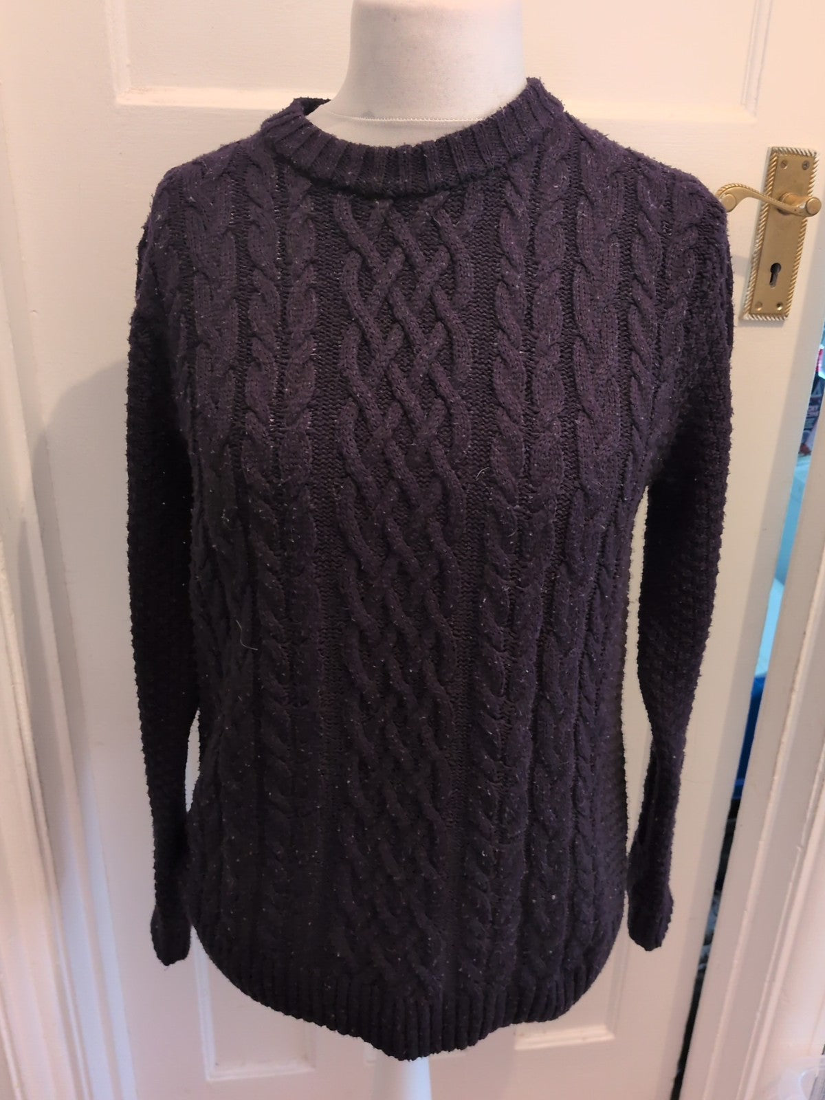 River Island Small Navy Knit Long Sleeve Jumper Pullover