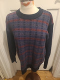 Mens Todd Baxter Size Large Multi Long Sleeved Pullover Jumper