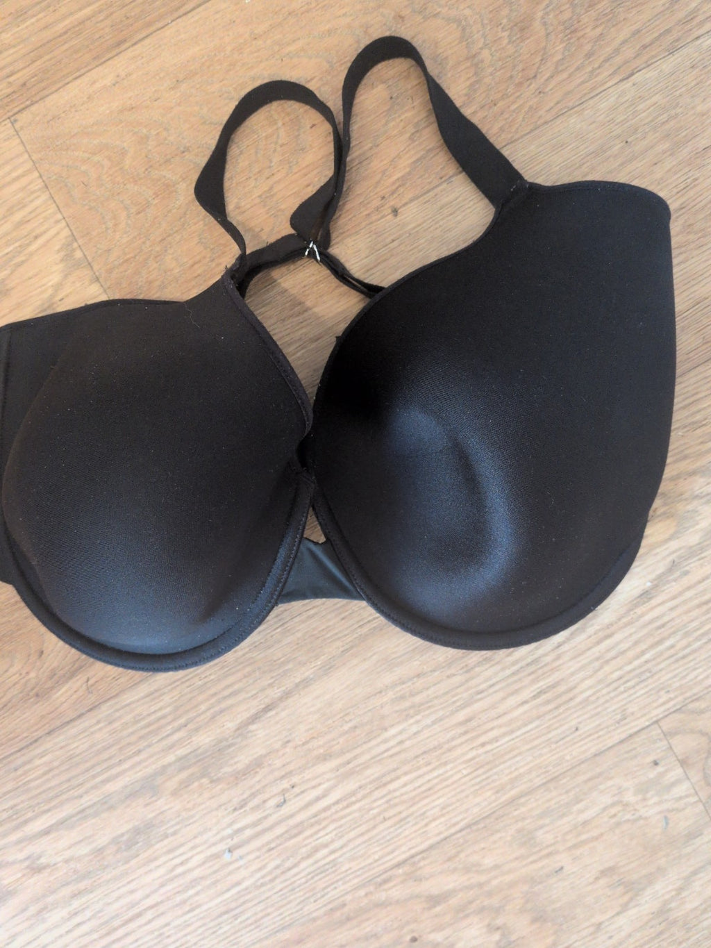 Ladies Marks And Spencer 36E Black Wired Bra