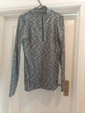 Ladies Usa 90⁰ Degrees Size XS Grey Fleck Long Sleeved Zip Through Jacket
