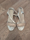 Lunar EU 38 Pink Shiny Diamante Heels