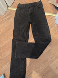 Nasty Gal 8 Charcoal Straight Leg Jeans
