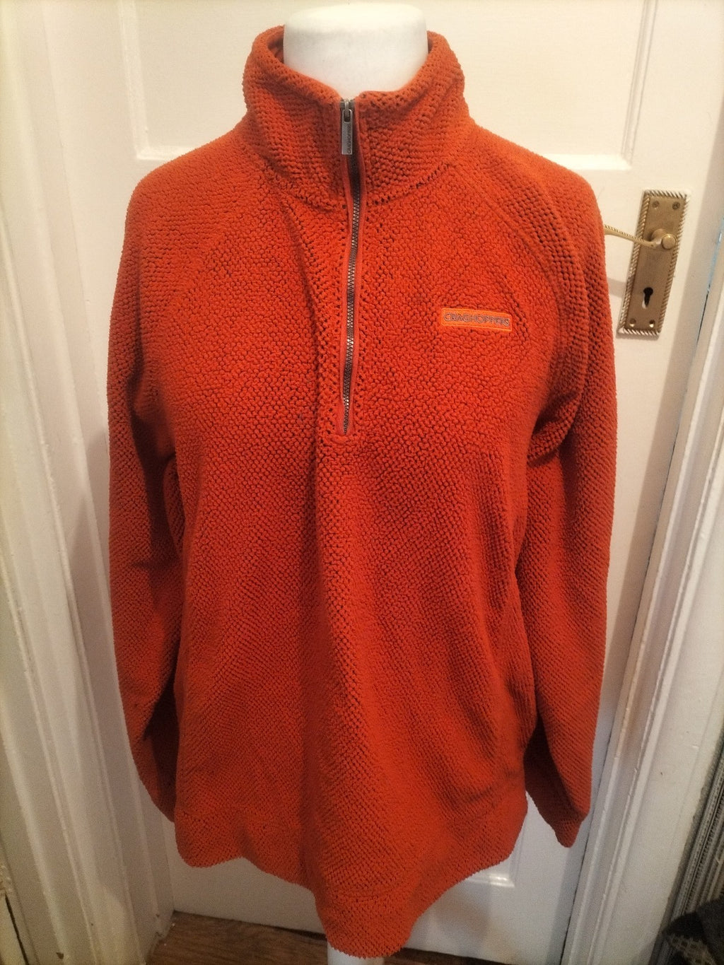 Mens Craighoppers Size XL Rust Burnt Orange Pullover Jumper