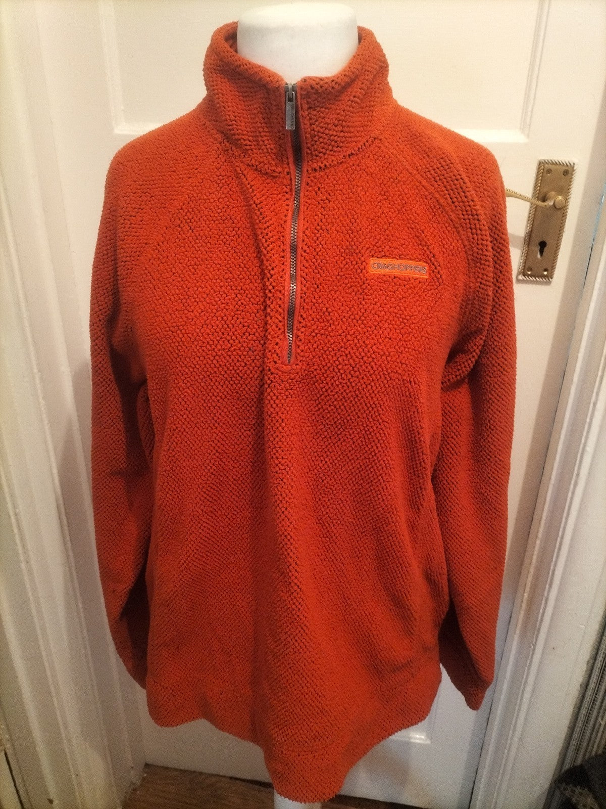 Mens Craighoppers Size XL Rust Burnt Orange Pullover Jumper