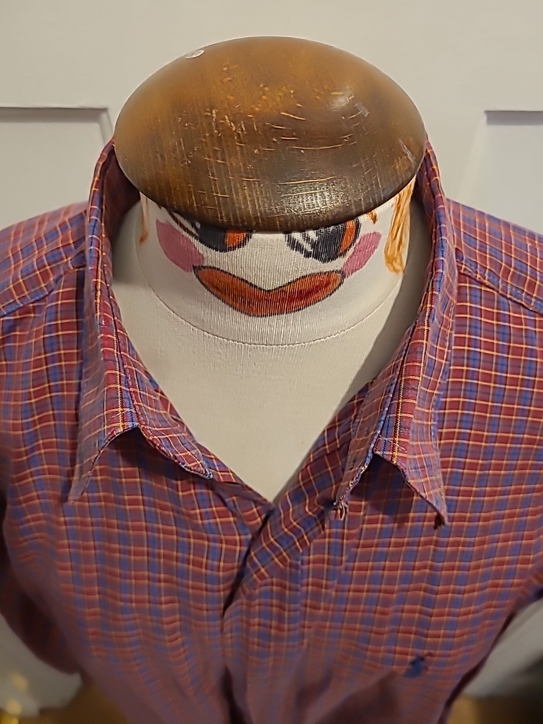 Mens Shirt Ralph Lauren Size Large Red Check