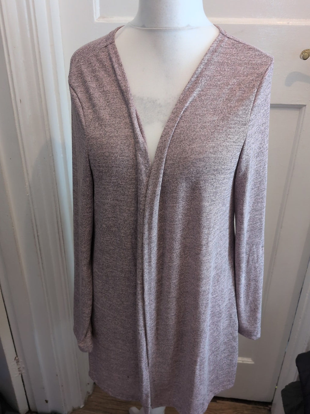 Large Blush Pink Fleck Open Blouse
