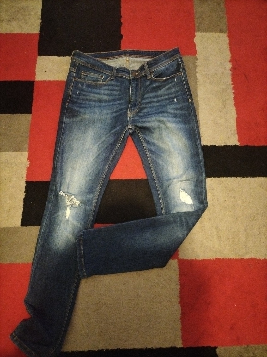 Mens Burton Size 32r Denim Jeans