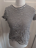 F&F 12 Navy Stripe Short Sleeve T-shirt