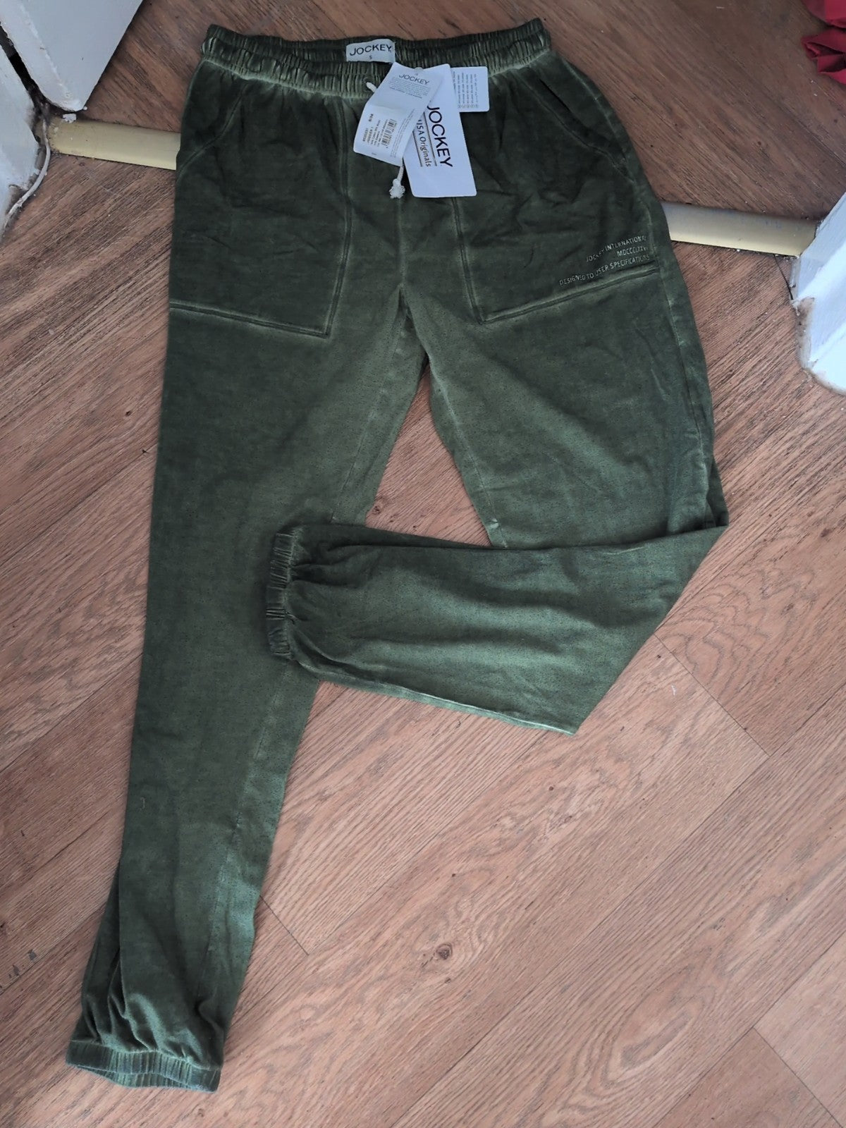 Brand New Jockey Small Green Elasticated Jogger