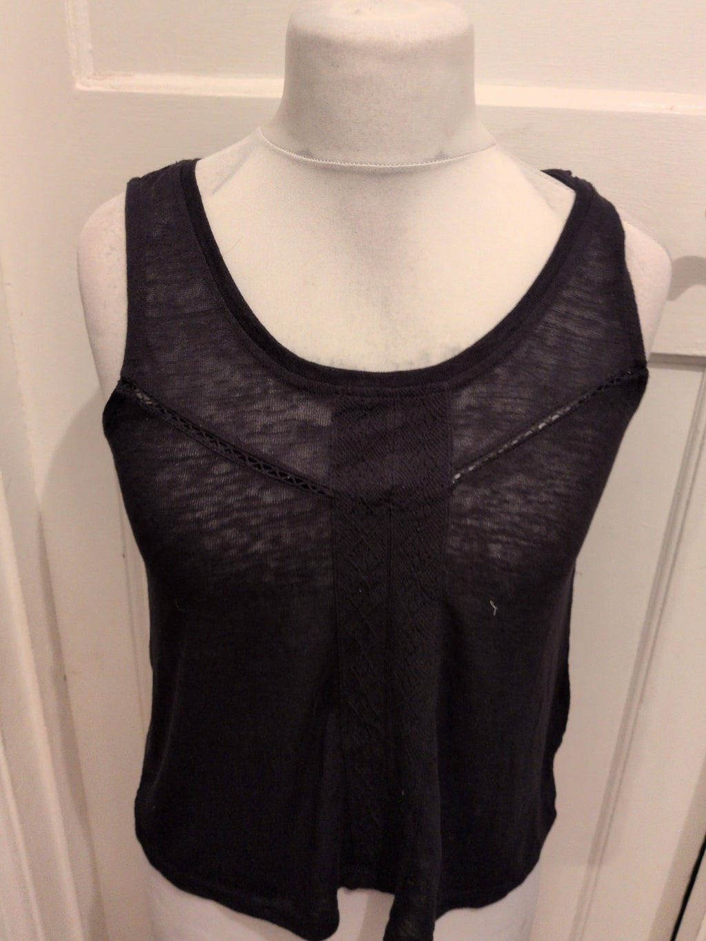 Only Medium Black Sleeveless T-shirt