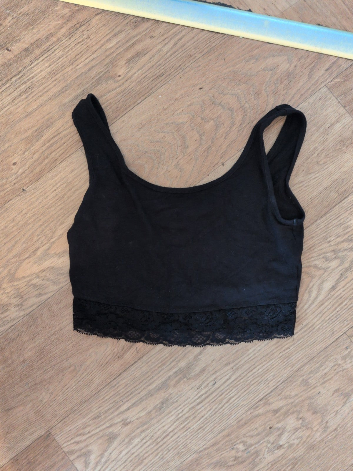 New Look 915 12-13 Years Black Sleeveless Crop Top