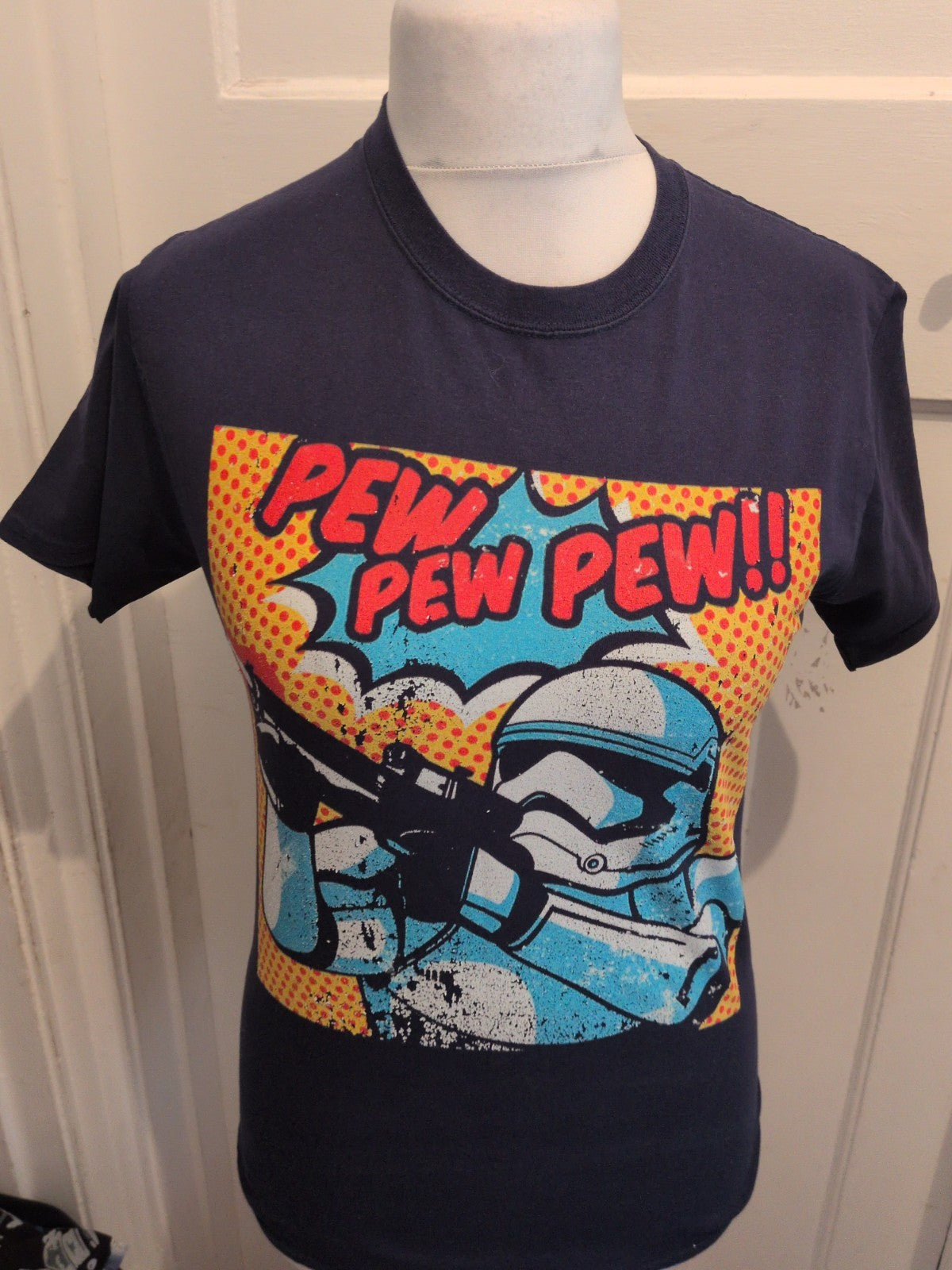 Hanes Small Navy Stormtrooper T-shirt Short Sleeve