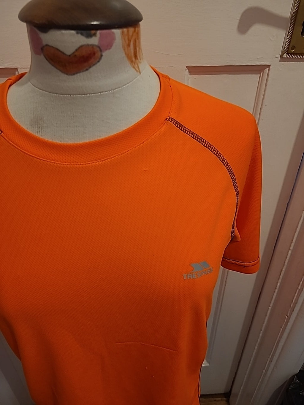 Mens Trespass Size Small Bright Orange Tshirt