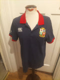 Mens Canterbury Size Small Navy And Red Polo