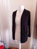 Papaya 10 Black Open Blouse/Cardigan