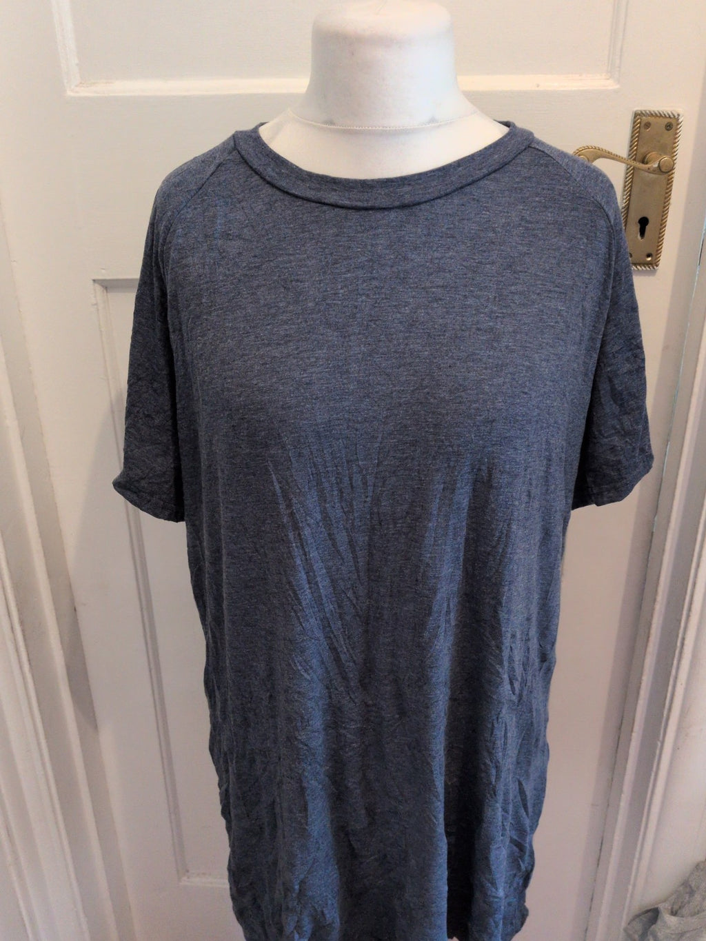 Ladies 2XL Navy Short Sleeve T-shirt