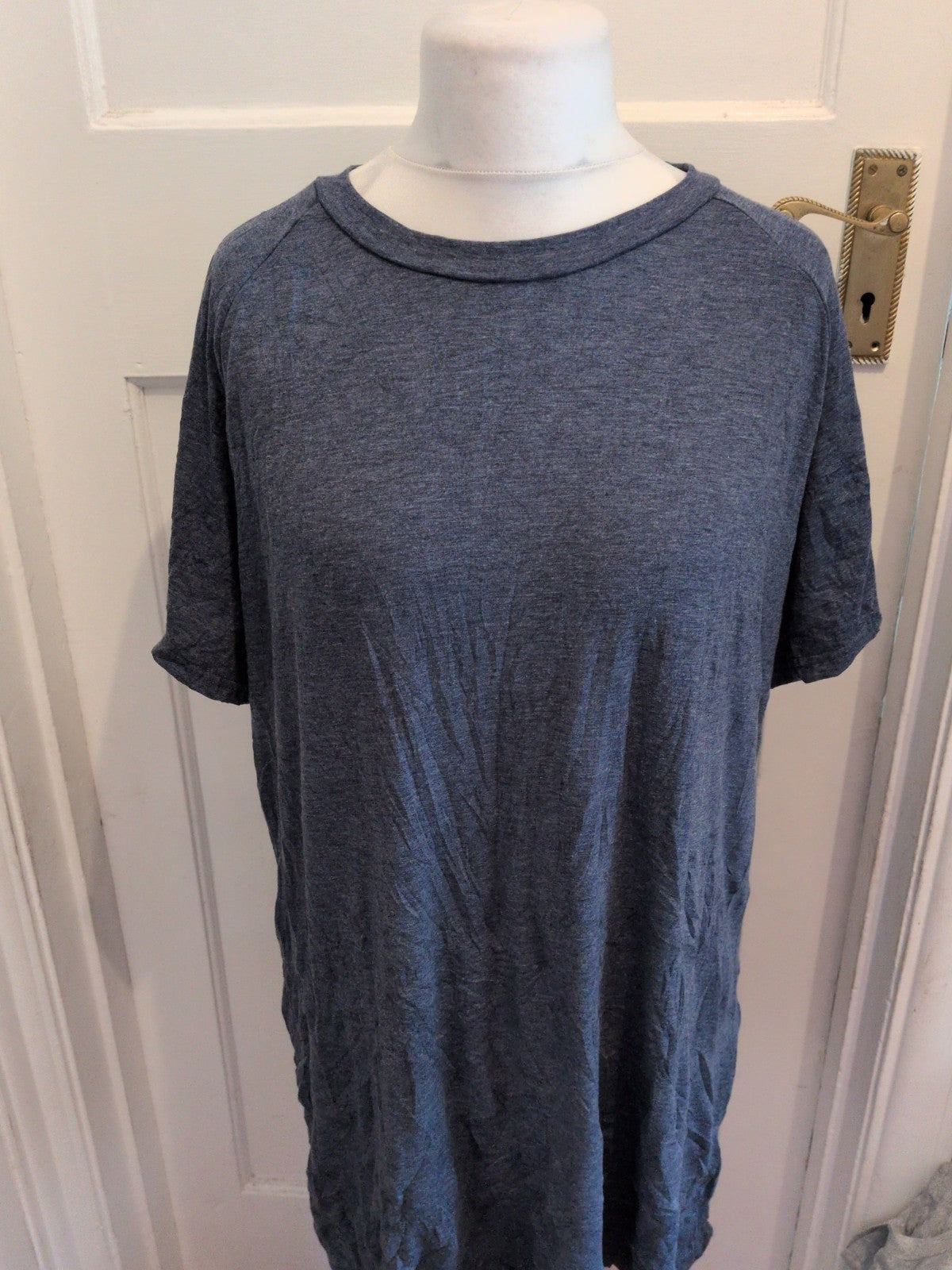 Ladies 2XL Navy Short Sleeve T-shirt
