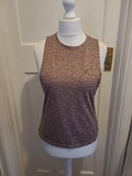 Ladies Shein Size Small Brown Fleck Sleeveless Tank Top