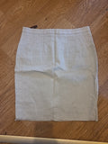 Ladies Comptoir Des Cotonniers Size 10-12 Cream Pencil Skirt