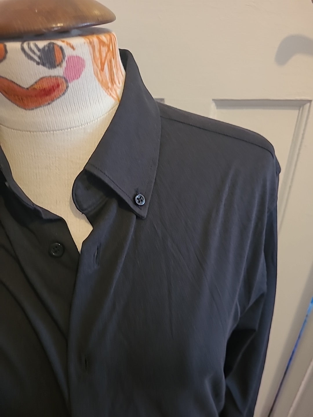 Mens Taylor & Wright Slim Medium Black Shirt